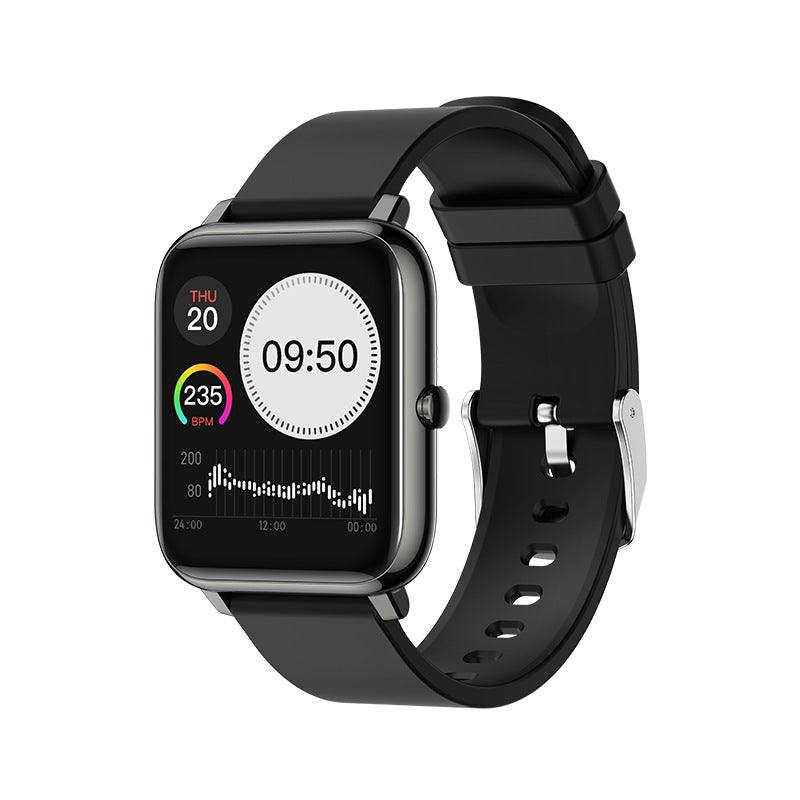 Smartwatch mit IPS-Farbdisplay 240×240, Bluetooth 4.0, Herzfrequenzsensor & Fitness-Tracking – Kompatibel mit Android & iOS