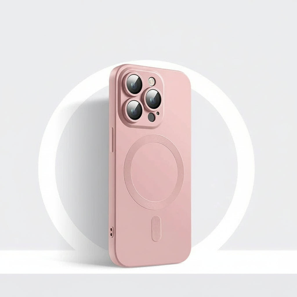 Silicone MagSafe Hülle für iPhone 11–16 Pro Max – Magnetisch & Wireless Chargin