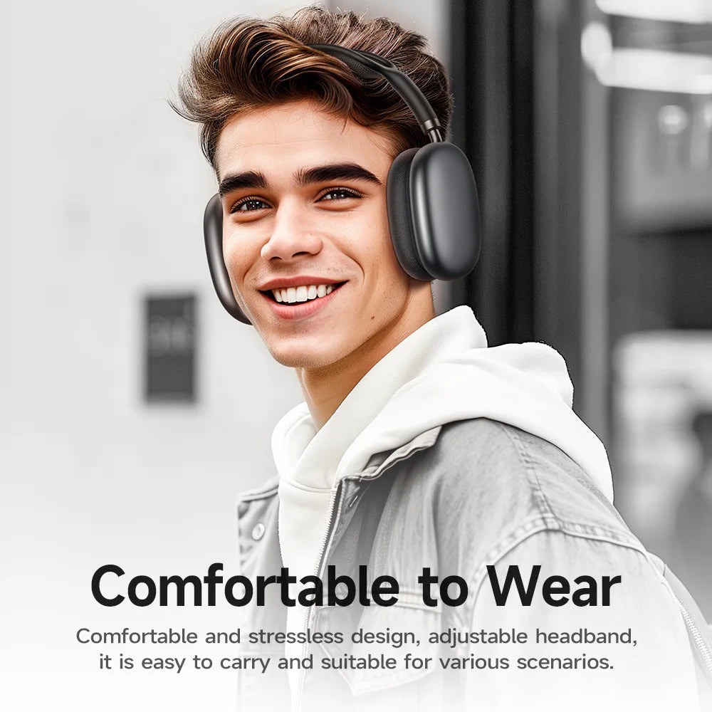 Soundivo Hi-Fi Wireless Headphones – Kabellos mit Mikrofon, Noise Reduction & TF-Karten-Support