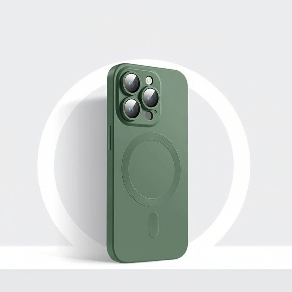 Silicone MagSafe Hülle für iPhone 11–16 Pro Max – Magnetisch & Wireless Chargin